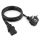 Кабель питания DKC, Sсhuko - IEC320 C13, 1,0м, 3х1,5мм
