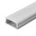 Профиль с экраном ARH-WIDE-H10-2000 ANOD+OPAL (Алюминий) Arlight 036768