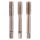 Метчик М12х1,75 (Комплект 3шт) DIN352 HSS-G 6h 75мм a=7,0 H-Tools 230120HT