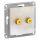 Аудиорозетка ATLASDESIGN двухместная жемчуг SE (Systeme) ATN000487