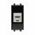 Компьютерная розетка RJ-45 без шторки модульная, кат.6 экранированная, &quot;Avanti&quot;, &quot;Черный квадрат&quot;, 1 модуль