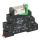 Интерфейсный модуль реле, 2 перекидных контакта 8А (220-240В AC/DC) винтовые зажимы, прозрачный корпус реле Релеон RM352023001