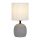 Настольная лампа Sheron 7044-501 х Е14 40 Вт керамика серая с абажуром Rivoli Б0053458