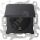 Розетка 2К+З IP44 Push&Go, графит Simon 2420448-038