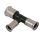 Тройник пресс 32х20х26 переходной, ПВДФ Henco 11PK-322026