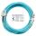 Шнур оптический duplex 25м LC-SC 50/125 мм OM3 LSZH Cabeus FOP-50-LC-SC-25m