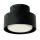 Светильник ДПО-12w GX53 без лампы IP44 черный FERON HL367 48406