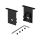 Заглушка SL-COMFORT-2542-F BLACK c отверстием (ARL, Металл) Arlight 031783