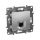 ETIKA Розетка компьютерная RJ45 категория 6 UTP алюминий Daccord/Legrand 672453