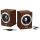 Колонки SP-HF280 2.0, 2x3W, USB, дерево Genius 31730028400