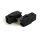 Вставка Keystone Jack проходной адаптер USB 3.0 (Type A) 90град. ROHS белая Hyperline 247404
