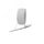 Кабель коаксиальный RG-6U 75 Ом CCS/(оплётка Al 48%) PVC белый 50м SIMPLE ЭРА Б0044600