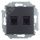 Розетка для передачи данных 2xRJ45 Cat.5e UTP (AMP) цвета графит S15 Simon 1591552-038