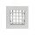 Решетка двухрядная алюминиевая 2WA 200x200 VentART 4687203903282