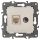 Розетка RJ45+TV, Эра Elegance, сл.кость, 14-3110-02 ЭРА Б0034315