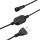 Шнур питания ARD-ICICLE-CLASSIC-1.5м Black (230V, 1.6A) (Ardecoled, -) Arlight 044774