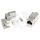 Вставка Keystone Jack RJ-45(8P8C) категория 6 экранированная 110 IDC заделка с помощью NE-TOOL белая Hyperline 46369 Вставка Keystone Jack RJ-45(8P8C) категория 6 экранированная 110 IDC заделка с помощью NE-TOOL белая Hyperline 46369