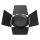 Бленда с сетчатым фильтром и посадочным кольцом LGD-NIKA-BDH-R100 (BK) (металл) Arlight 036008