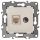 Розетка комбинированная RJ45+TV, Эра12, слоновая кость, 12-3110-02 ЭРА Б0027442