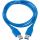 Кабель USB-A 3.0 М на USB-A М , 0.9 м., синий Kramer C-USB3/AA-3