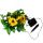 Садовая гирлянда на солнечной батарее USL-S-138/PT2300 SUNFLOWERS Подсолнухи 24 светодиода Теплый белый свет 1*АА Ni-Mh аккумулятор в/к IP44 Uniel UL-00009377