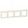 VALENA Рамка горизонтальная 4 поста слоновая кость Daccord/Legrand 695634