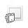 VALENA Кнопка звонка IP44 белая Daccord/Legrand 770099