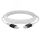 Кабель USB Type C на Lightning, 0.5 м., AL белый-черный силикон, быстрая зарядка Greenconnect GCR-53464