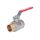 Кран шаровой 1 ВН/НР, ручка рычаг Rommer RBV-0002-0210325