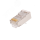 Коннектор RJ45/8P8C, Кат.5e, 3мкд, универсал, под 0,47-0,51мм, экран., 100шт. NETLAN EC-UP8P8C-SD-003-TR-100