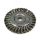 Щетка дисковая жгутовая Д150x13x22,2, ворс нерж сталь 0,50 (13-014) EuroBrush EB-DSS5L