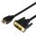 Кабель HDMI - DVI-D с фильтрами, длина 7 метров (GOLD) (PE пакет), 17-6307, REXANT 17-6307