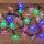Гирлянда светодиодная Снежинки 30 LED мультиколор 4,4 м с контроллером Neon-Night 303-065