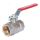 Кран шаровой 1 ВН/ВН, ручка рычаг Rommer RBV-0001-0110325
