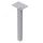 Стойка потолочная сварная устойчивая 400 мм, толщ. 2,0 мм, гальван. цинк OSTEC 051201