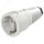 Розетка каб 16A/250V/2P+E/IP20 корпус серый, маркер черный PCE 2510-gs