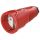 Розетка каб 16A/250V/2P+E/IP20 корпус красный, маркер черный PCE 2510-rs
