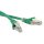 Патч-корд F/UTP экранированный категория 6 LSZH зеленый (2м) Hyperline 230359