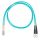 Шнур оптический коммутационный (патч-корд), LC-FC, дуплекс (duplex) OM3, нг(А)-HF, бирюзовый, 7,0 м Datarex DR-220266