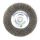 Щетка дисковая Д150x20x22,2, ворс гофр нерж сталь 0,30 (13-096) EuroBrush EB-MCST5