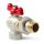Кран шаровой полнопроходной угловой со сгоном, ру ка-бабочка, НВ 1/2 PRO AQUA EWB69-M15-F15s