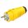 Вилка каб 16A/250V/2P+E/IP54 корпус желтый, маркер черный PCE 0511-es