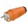 Вилка каб 16A/250V/2P+E/IP54 корпус оранжевый, маркер черный PCE 0511-os