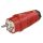 Вилка каб 16A/250V/2P+E/IP54 корпус красный, маркер черный PCE 0511-rs