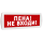 Оповещатель охранно-пожарный световой (красный фон) SLT Т 220 Пена! Не входи!