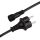 Шнур питания ARD-CLASSIC-BALL-LIVE-1.5м Black (230V, 1.6A) (ARDCL, Закрытый) Arlight 025652