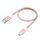 Кабель Micro USB, 1.5 м., AL розовый нейлон, быстрая зарядка Greenconnect GCR-52474