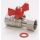 Кран шаровой для подключения манометра 1/2' х 1/2  НРхВР MVI BV.650.0404