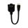 Переходник штекер HDMI - 2 гнезда HDMI, провод,, REXANT 17-6832