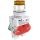 Кнопка желтая ABLFP 22мм LED 220В ВK-22 SE (Dekraft) 25028DEK